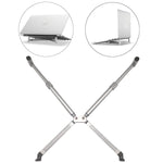 Suporte Dobrável Universal em Liga de Alumínio para Arrefecimento com Extensor de Altura para PC iPad Notebook de 12-17 polegadas