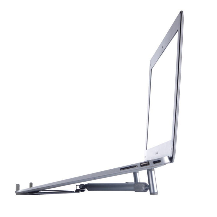 Suporte Dobrável Universal em Liga de Alumínio para Arrefecimento com Extensor de Altura para PC iPad Notebook de 12-17 polegadas