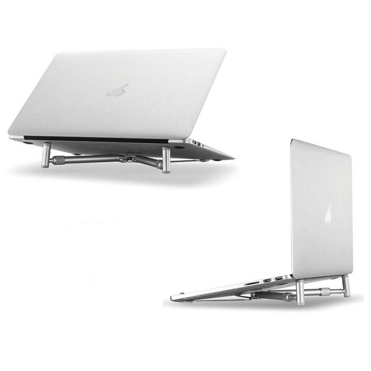 Suporte Dobrável Universal em Liga de Alumínio para Arrefecimento com Extensor de Altura para PC iPad Notebook de 12-17 polegadas