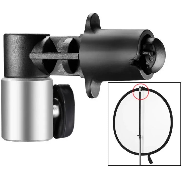 Clipe Suporte para Reflector de Estúdio Fotográfico e de Vídeo para Tripé de Iluminação, Tripé de Iluminação