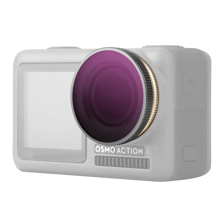 Filtro de Lente Ajustável Sunnylife OA-FI172 ND4/PL para DJI OSMO ACTION, OA-FI172 ND4/PL
