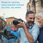 Carregador Duplo de Baterias com Ecrã LCD para SJCAM SJ7000 / SJ6000 / SJ5000 / SJ4000, Mostra Capacidade de Carga, Para SJCAM SJ7000