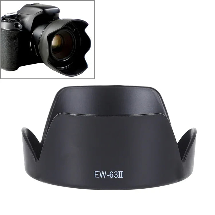 Para-sol EW-63II para Lente Canon EF 28mm f/1.8 USM, EF 28-105mm f/3.5-4.5 USM, F 28-105mm f/3.5-4.5 II USM, EW-63II