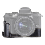 Base de Estojo Metade para Câmara em Pele PU com Rosca 1/4 polegadas para Canon EOS M5, Para Canon M5