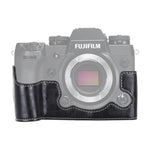 Base de meia capa para câmara em pele PU com rosca de 1/4 polegada para FUJIFILM X-H1, Para FUJIFILM X-H1, Para FUJIFILM XH1