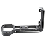 Suporte base de placa L de libertação rápida para fotografia vertical FITTEST LB-A6500 para câmara Sony ILCE-6500 (A6500) com cabeça de bola metálica
