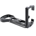 Suporte base de placa L de libertação rápida para fotografia vertical FITTEST LB-A6500 para câmara Sony ILCE-6500 (A6500) com cabeça de bola metálica