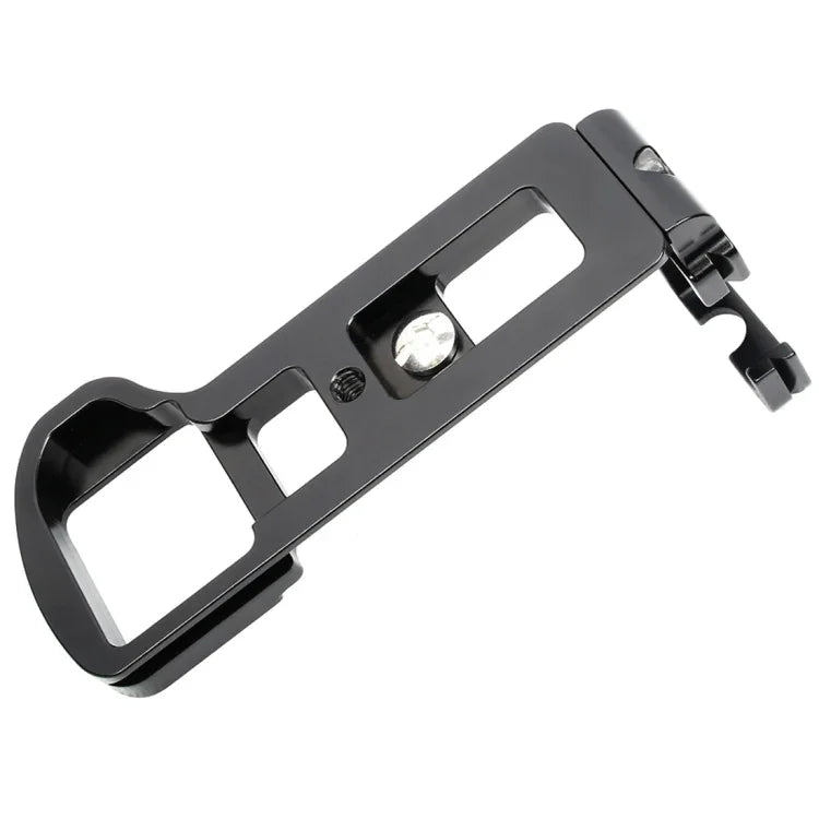 Suporte base de placa L de libertação rápida para fotografia vertical FITTEST LB-A6500 para câmara Sony ILCE-6500 (A6500) com cabeça de bola metálica