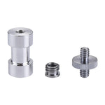 Kit Adaptador de Parafusos 3 em 1 1/4 Macho para 1/4 Macho + 1/4 Fêmea para 3/8 Macho + 3/8 Fêmea para 1/4 Fêmea