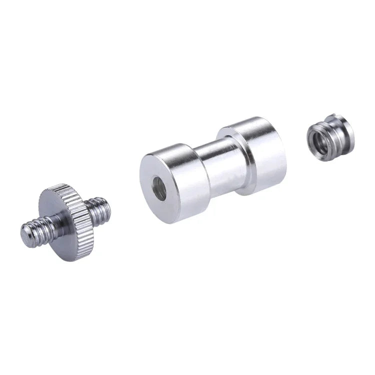Kit Adaptador de Parafusos 3 em 1 1/4 Macho para 1/4 Macho + 1/4 Fêmea para 3/8 Macho + 3/8 Fêmea para 1/4 Fêmea