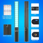 LUXCeO P6 RGB Colorido Foto LED Stick Luz de Vídeo Portátil Controlo por APP Luz de Preenchimento LED a Cores, P6