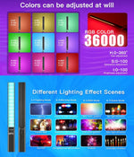 LUXCeO P6 RGB Colorido Foto LED Stick Luz de Vídeo Portátil Controlo por APP Luz de Preenchimento LED a Cores, P6