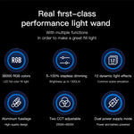 LUXCeO P6 RGB Colorido Foto LED Stick Luz de Vídeo Portátil Controlo por APP Luz de Preenchimento LED a Cores, P6