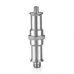Suporte para Lanterna Adaptador de Rosca de Alumínio 1/4 para 3/8