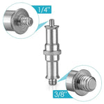 Suporte para Lanterna Adaptador de Rosca de Alumínio 1/4 para 3/8