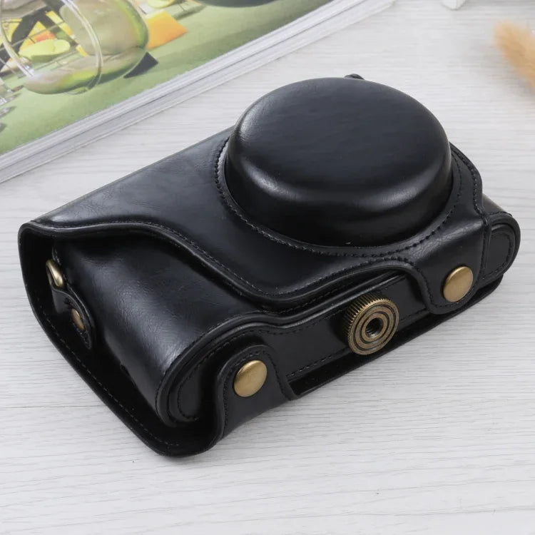 Bolsa para Câmara em Pele PU com Alça para Samsung Galaxy Camera EK-GC100 / EK-GC110 / EK-GC200, Para Samsung Galaxy Camera EK-GC200, Para Samsung Galaxy Camera EK-GC100