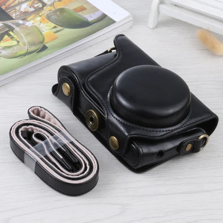 Bolsa para Câmara em Pele PU com Alça para Samsung Galaxy Camera EK-GC100 / EK-GC110 / EK-GC200, Para Samsung Galaxy Camera EK-GC200, Para Samsung Galaxy Camera EK-GC100