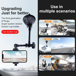 Suporte de Telemóvel com Braço Mágico Articulado de Fricção e Ventosas Tri-pé, Braço Mágico com Ventosas Tri-pé