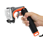Disparador de Obturador + Empunhadura Flutuante para Mergulho com Vara de Flutuabilidade com Correia Ajustável Anti-perda & Parafuso & Chave para GoPro HERO8 Black