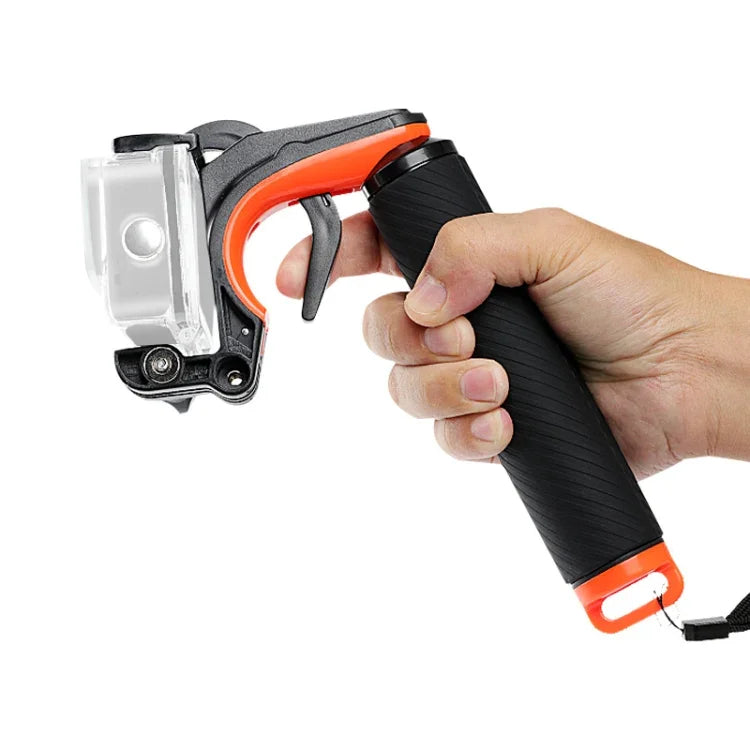 Disparador de Obturador + Empunhadura Flutuante para Mergulho com Vara de Flutuabilidade com Correia Ajustável Anti-perda & Parafuso & Chave para GoPro HERO8 Black
