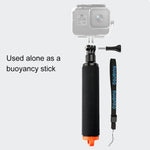 Disparador de Obturador + Empunhadura Flutuante para Mergulho com Vara de Flutuabilidade com Correia Ajustável Anti-perda & Parafuso & Chave para GoPro HERO8 Black