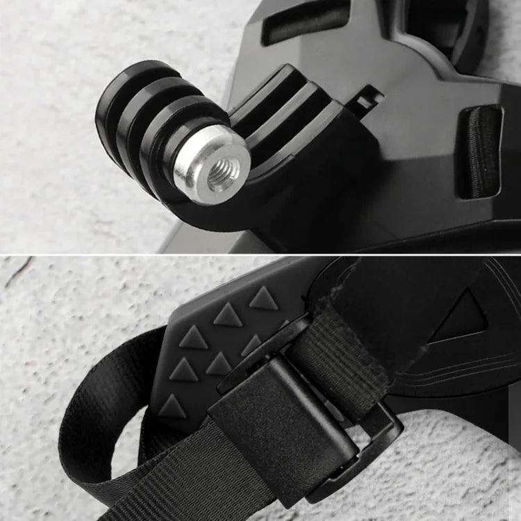 Suporte de Cinto para Capacete para GoPro, Insta360, DJI e Outras Câmaras de Ação