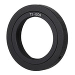 Adaptador Metálico T2-EOS para Objetiva com Rosca T2 para Montagem EOS, T2-EOS
