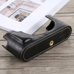1/4 inch Thread PU Leather Camera Half Case Base for Leica M10, For Leica M10