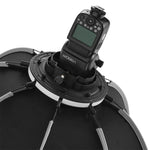 Difusor Softbox Octagonal Parabólico TRIOPO KS90 90cm para Flash Speedlite com Suporte e Punho, KS90