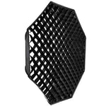 Softbox Octogonal com Grade Colmeia TRIOPO S55 Diâmetro 55cm Difusor Reflector para Flash Speedlite de Estúdio, Diâmetro 55cm