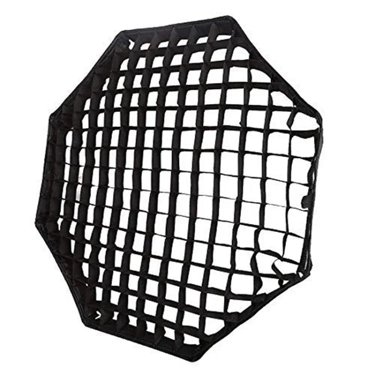 Difusor Softbox Octagonal com Grade Colmeia TRIOPO S120 de 120cm de Diâmetro para Flash Speedlite de Estúdio, Diâmetro 120cm