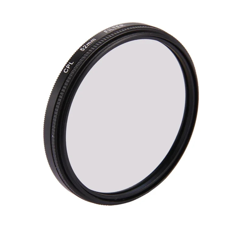 Filtro de Lente CPL Redondo 3 em 1 52mm com Tampa para GoPro HERO7 Black/6 /5, Filtro CPL 52mm