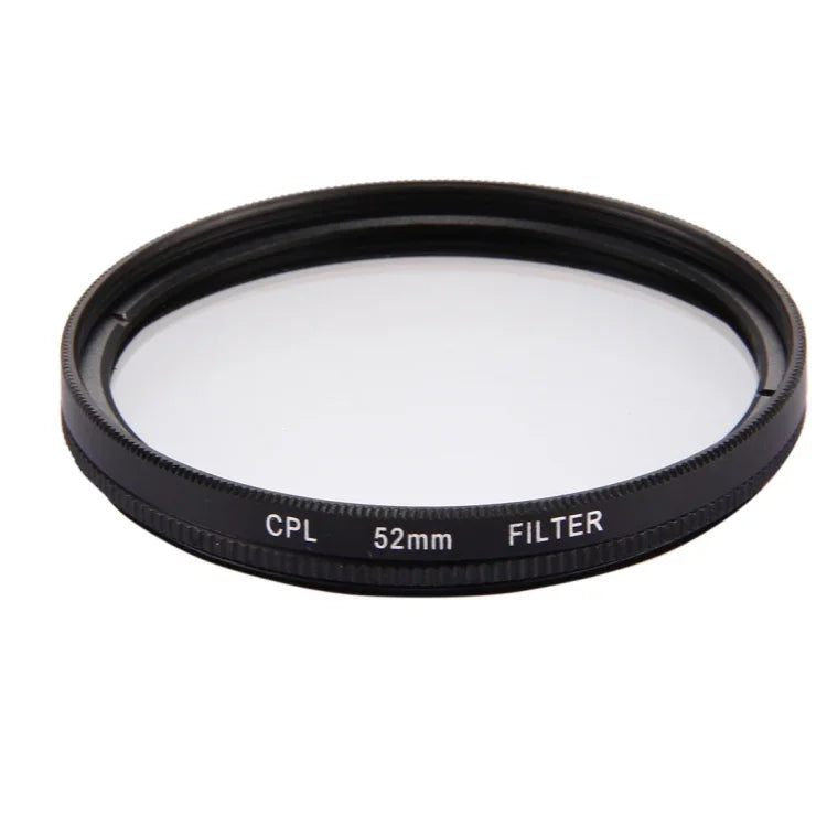 Filtro de Lente CPL Redondo 3 em 1 52mm com Tampa para GoPro HERO7 Black/6 /5, Filtro CPL 52mm