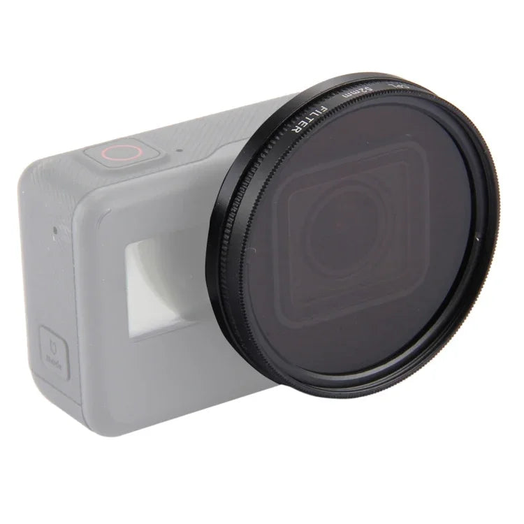 Filtro de Lente CPL Redondo 3 em 1 52mm com Tampa para GoPro HERO7 Black/6 /5, Filtro CPL 52mm