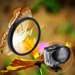 Filtro de Lente Close-Up 2 em 1 10X de 58mm para GoPro HERO7 Black/6/5, Lente Close-Up de 58mm