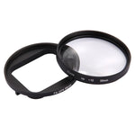 Filtro de Lente Close-Up 2 em 1 10X de 58mm para GoPro HERO7 Black/6/5, Lente Close-Up de 58mm