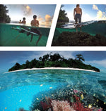 Disparador do Obturador + Tampa Transparente para Lente Dome Port + Empunhadura Flutuante para Mergulho com Vara de Flutuabilidade com Correia Ajustável Anti-perda & Parafuso & Chave para GoPro HERO7 /6 /5, Tampa Transparente + Empunhadura