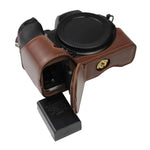 Base de Estojo Metade para Câmara em Pele PU com Rosca 1/4 polegada para Nikon Z50, Para Nikon Z50