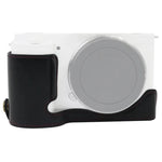 Base de Capa Metade para Câmara em Pele PU com Rosca 1/4 polegada para Sony ZV-E10 / ZV-E10L, Para Sony ZV-E10