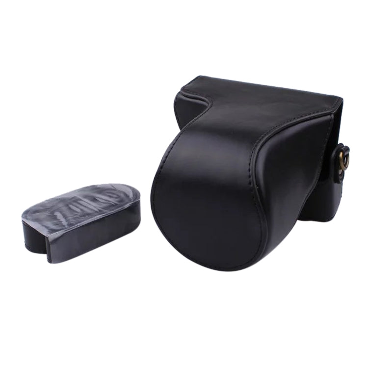 Bolsa de Estojo para Câmara em Pele PU com Alça para Canon EOS M200 (Objetiva 15-55mm)