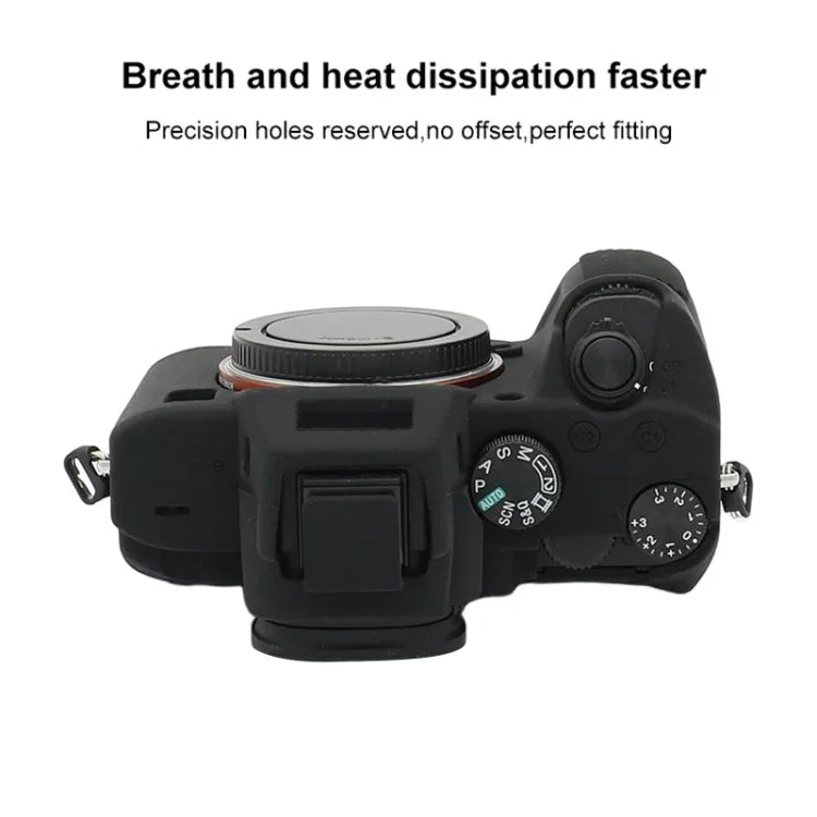 Estojo Protetor Suave de Silicone para Sony A7 III / ILCE-7M3 / A7R III, Para Sony A7 III / ILCE-7M3 / A7R III