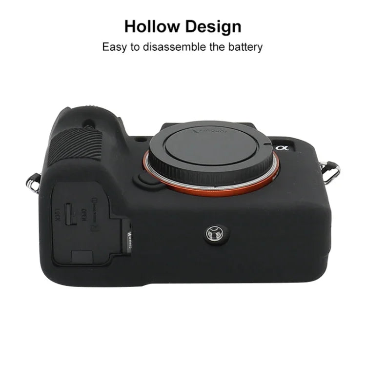 Estojo Protetor Suave de Silicone para Sony A7 III / ILCE-7M3 / A7R III, Para Sony A7 III / ILCE-7M3 / A7R III