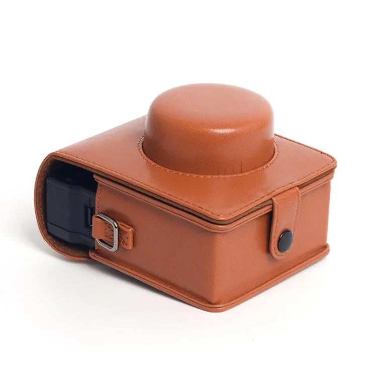 Bolsa Vintage para Câmara em Pele PU para Câmara LOMO Automat Instax