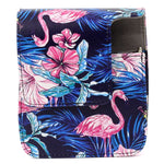 Bolsa Protetora para Câmara em Pele PU com Padrão de Flamingo para Câmara FUJIFILM Instax Mini90, Flamingo