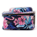Bolsa Protetora para Câmara em Pele PU com Padrão de Flamingo para Câmara FUJIFILM Instax Mini90, Flamingo