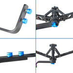 Estabilizador Spider YELANGU YLG-0108F com Placa de Libertação Rápida para Câmara de Vídeo DV DSLR