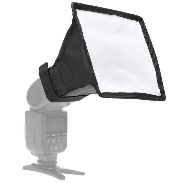 Softbox Dobrável Portátil para Flash, Sem Suporte para Luz de Flash, Tamanho: 15 x 17 cm (Preto + Branco), Retângulo 15x17cm