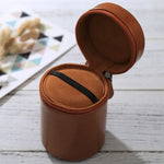 Estojo Médio para Lentes com Fecho em Couro PU para Lentes DSLR, Tamanho: 13x9x9cm, 13 x 9cm (Castanho), 13 x 9cm (Café), 13 x 9cm (Preto)