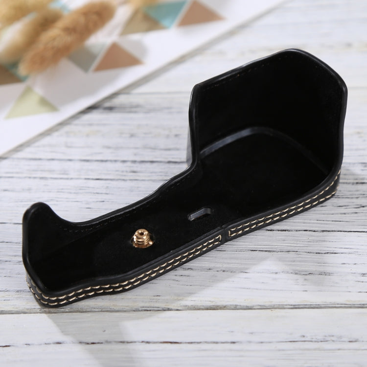 Base de Capa Metade para Câmara em Pele PU com Rosca de 1/4 polegadas para Sony ILCE-6000 / A6000, Para Sony A6000