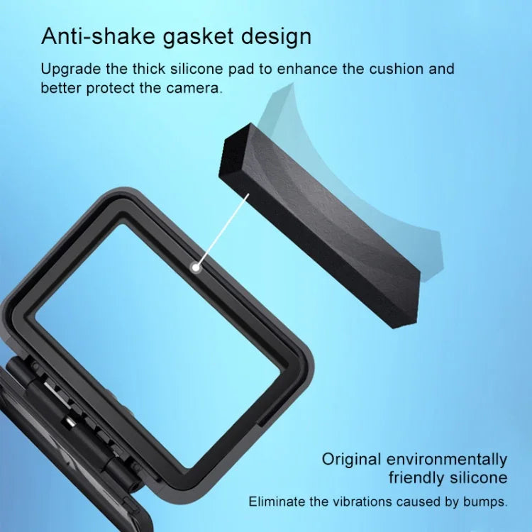 Estojo Protetor Anti-impactos PC+ABS para Câmara Desportiva DJI Osmo Action 1, PC+ABS